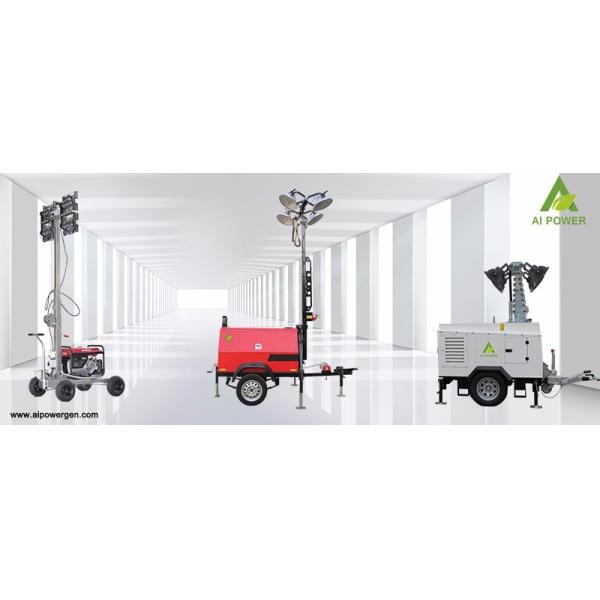 Kubota 300wX4 Portable Light Tower 7m Genset Lighting Tower