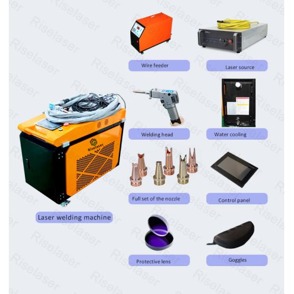 CW Fiber Mini Laser Soldering Machine 1000W 1500W 2000W For Aluminum Copper SS