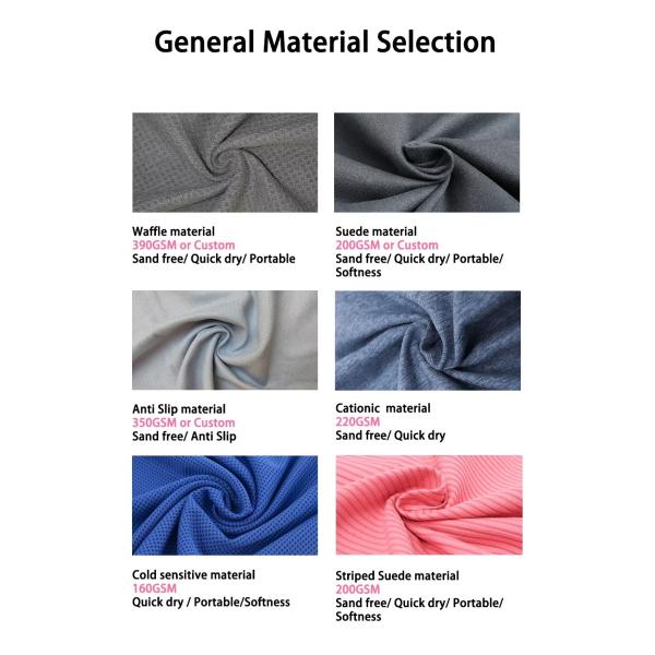 Aquacool Quick Dry Woven Microfiber Sports Towel Beach Gym Workout Towels Digital Print