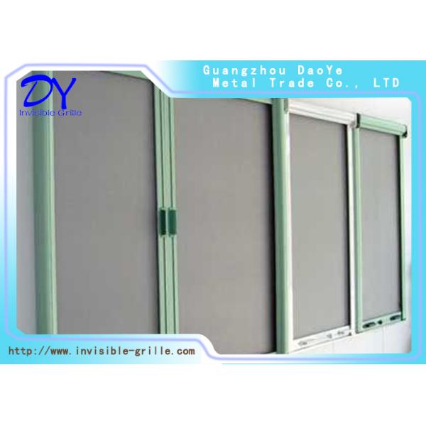 250cm Pleated Mesh Folding Screen Door With Fabric