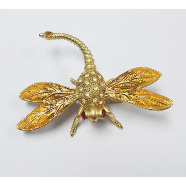 Dragonfly jewelry box enameled trinket box dragonfly trinket box gift jewelry box