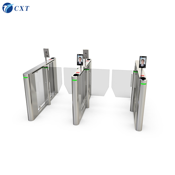 Intelligent Hotel Stainless Steel Turnstiles Glass Turnstile Gate 114b