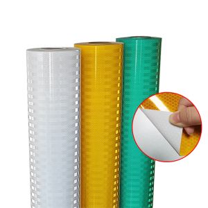 Quality High Intensity Micro Prismatic Engineering Grade Film Reflective Sheet Film PET Roll wholesale