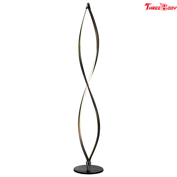 Twist Modern LED Floor Lamp , Custom Bedroom / Living Room Floor Lamps