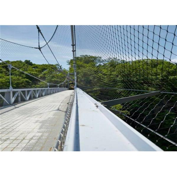 Flex Polishing Stainless Rope Mesh Commercial Guard Rails System Protection Fencing