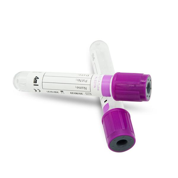 Disposable Glass Plastic Lavender Cap for The Test Blood Collection Tube