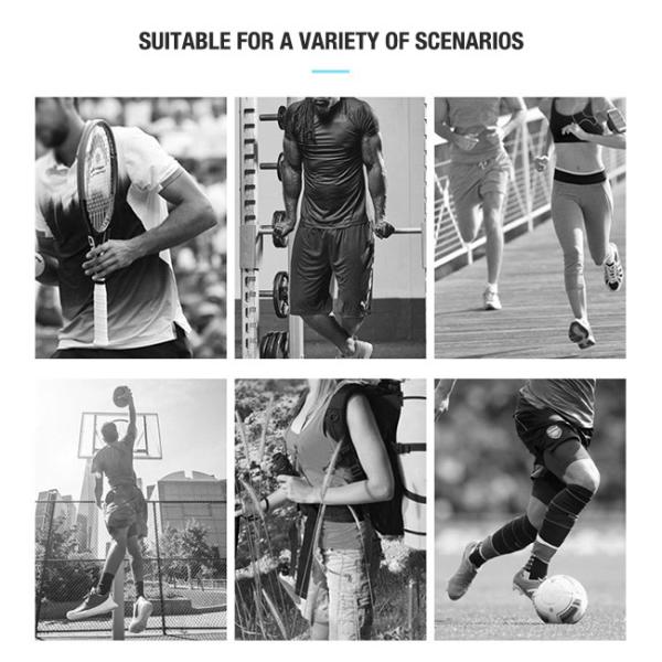 Anti Slip Custom Footless Compression Leg Sleeves Outdoor Running Leg Sleeves