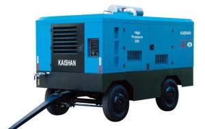 China Diesel Industrial Portable Air Compressor / Rock Drill Compressor Kaishan Lcgy on sale