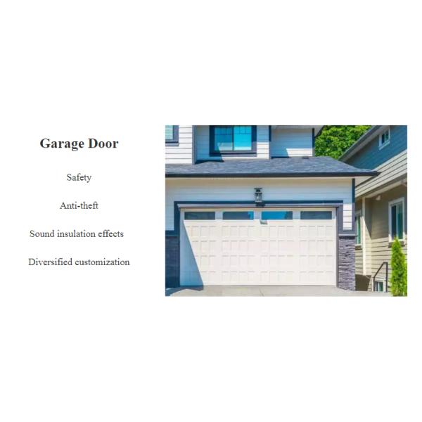 Industrial Sliding Insulated Sectional Doors Aluminum Alloy Overhead Panel 9.0mm Double Glazing