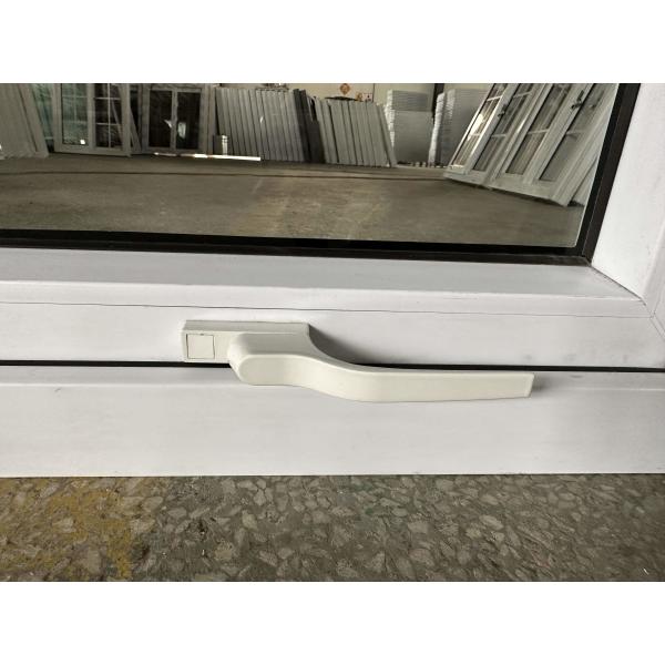 Heat Insulation PVC Awning Window White UPVC Double Glazed Windows