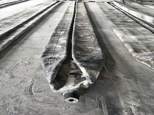 Dia 1.0m 6 Layer Ship Launching Airbags Large Bulk Carriers Launched Smoothly