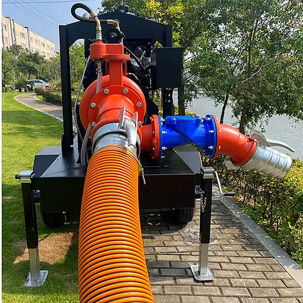 High Pressure Diesel Water Pump Dry Suction Drainage Pump Agriculture Silent Pump Manufacturers