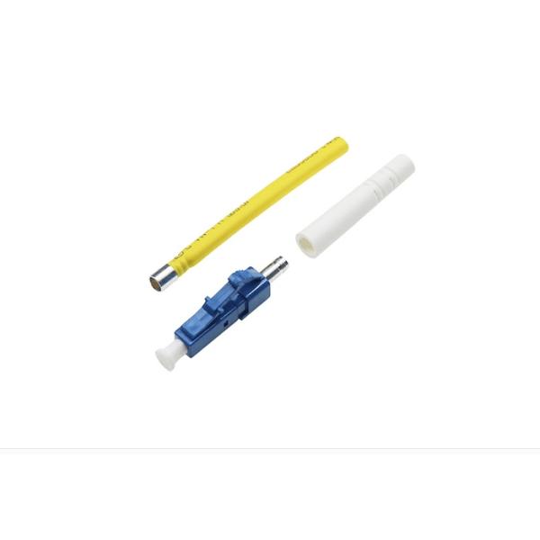 Smaller Size Single Mode 09MM LC Fiber Optic Connector For FTTH