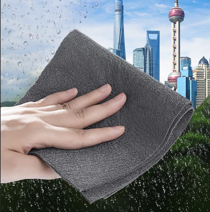 Reusable Thickened Microfiber Cleaning Cloth for Industrial and Kitchen Multi Function Use