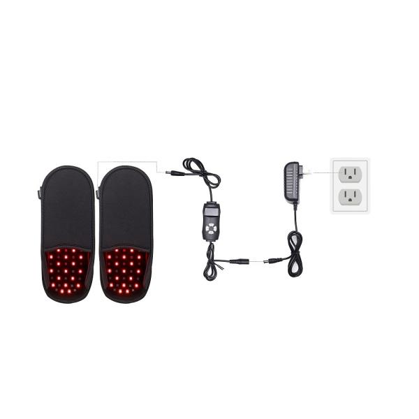 150pcs LED Near Infrared Red Light Therapy Slippers With 20mins Timer