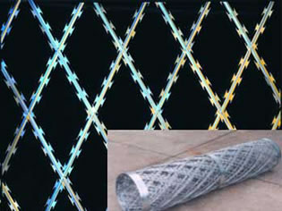 High Security Razor Wire Fence Welding Mesh 50mm*50mm