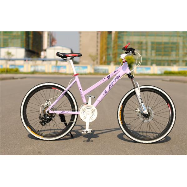 EN standard 36 spokes 24/26 inch alloy mountain bicycle MTB with Shimano 24 speed for lady