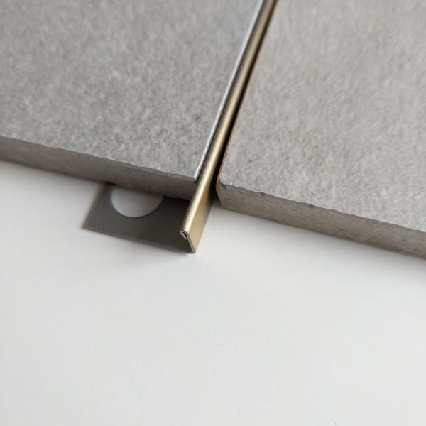 T Shape Stainless Steel Divider Strips Floor Divider Round Edge