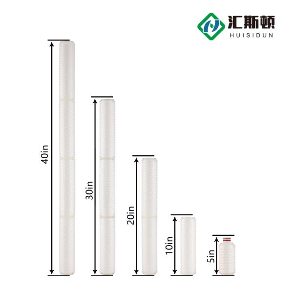 10 Inch Microporous Pleated Filter Element for Food and Beverage Fixed Depth Filter