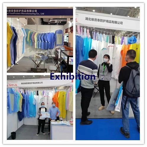 Anti-Static CE Type 5/6 Microporous/PP/SMS Industrial PPE Disposable Protective Coverall