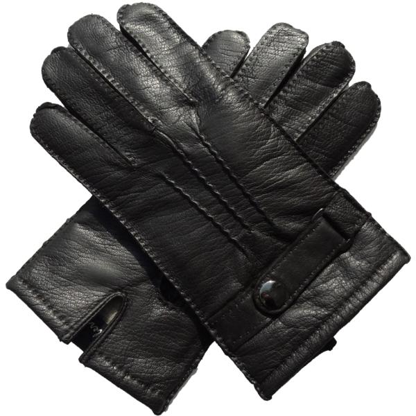 Fashion Deerskin Leather Shearling Gloves Classic Style Customized Size