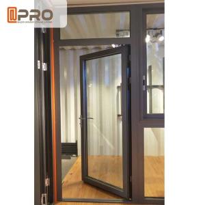 Quality Customized Design Aluminium Hinged Doors For Construction Buildings stainless steel glass door hinge Door hinge black wholesale