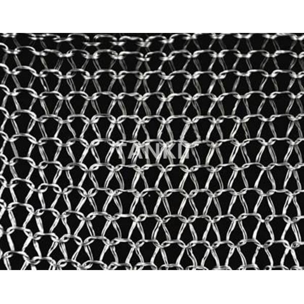 Knitted Stainless Steel Wire Mesh Braided Material High Temperature Resistant
