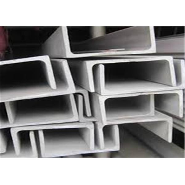 Industrial Stainless Steel U Channel Plain End Treatment Conjunction With I-Beam