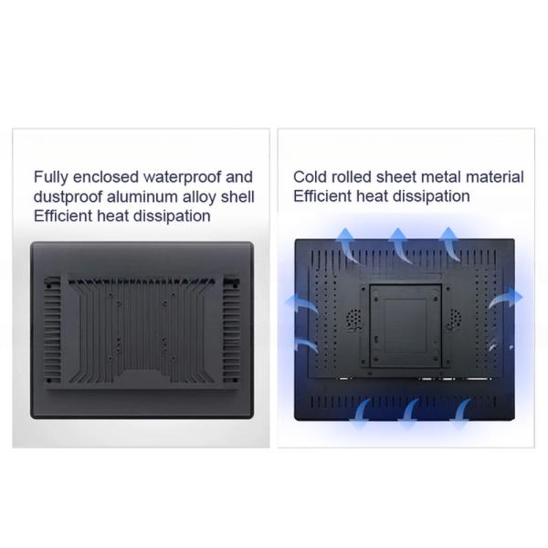 15.6 Inch Vesa Mount Flat Touch Embedded Touch Screen PC Computer With CPU J6412 J4125