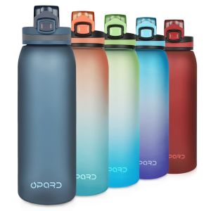 Quality Opard 30oz Tritan Reusable Plastic Sports Water Bottle With Leak Proof Flip Top Lid BPA Free wholesale