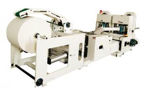 China Quarter Fold Paper Tissue Napkin Making Embossing Machine AC380V 50HZ 4KW on sale