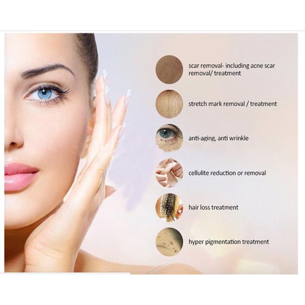 Titanium 3 in 1 changeable heads 180/600/1200 needle derma roller with micro needle roller