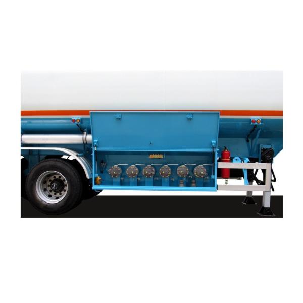 3 Axles 40000L 27t Payload 4 Compartments Carbon Steel Fuel or Refuel Tank Semi Trailer with Fuwa Axle 13t and Air Bag Spring Suspension for Diesel Fuel Jet