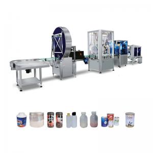 Sesame Medicine Protein Automatic Packaging Line Coffee Powder Bottle Filling Line
