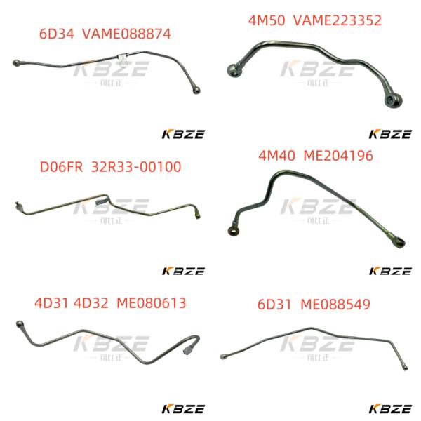 3282159 HYUNDAI R140 R320 R340 KBZE TURBO OIL INLET PIPE FOR CUMMINS 6BT ENGINE