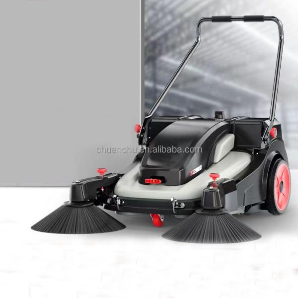 Energy Type Pure Electric Manual Street Sweeper Push by Hand Garden Yard Floor Sweeper for Warehouse