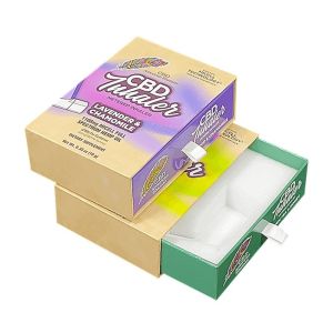 Quality 4C/UV/Lamination/Embossing/Stamping Meterd Inhaler Paper Sliding Packaging Boxes with Foam wholesale