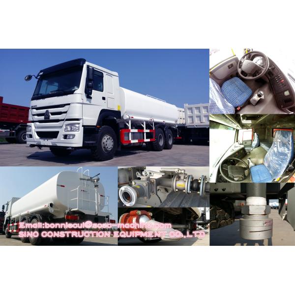 Stainless Steel Sinotruk Howo 6x4 Tractor Truck 18000 Liters Mobile Fuel Truck