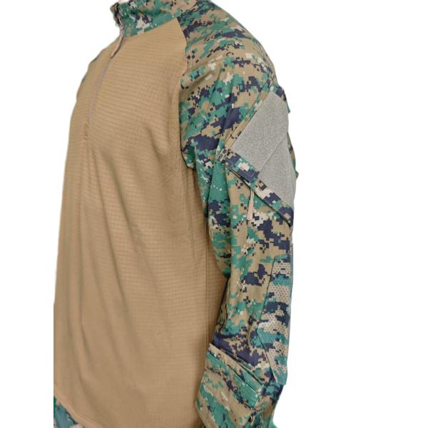 Military Style Camouflage Combat Suit Training Top Breathable Training Camouflage Clothing