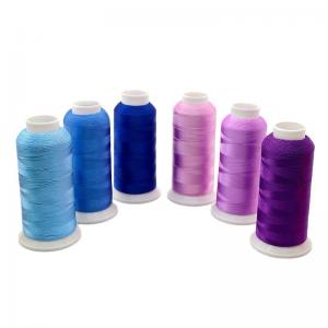 Quality 75D/2 Embroidery Thread for Machine Embroidery Durable Strong Thread hilo para bordar wholesale
