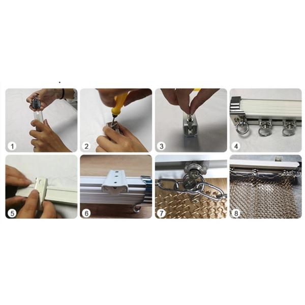 Stainless Steel Wire Mesh Curtain Partition Walls