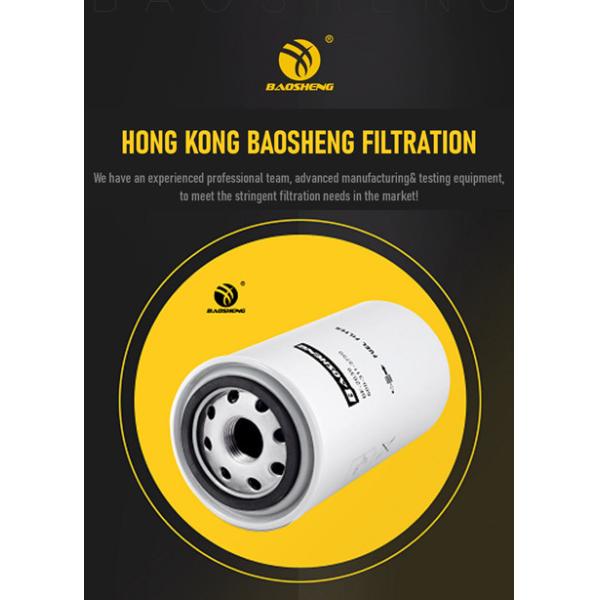 KOMATSU PC200-8 Excavator Fuel Filter 600-311-3750 Paper Filtration