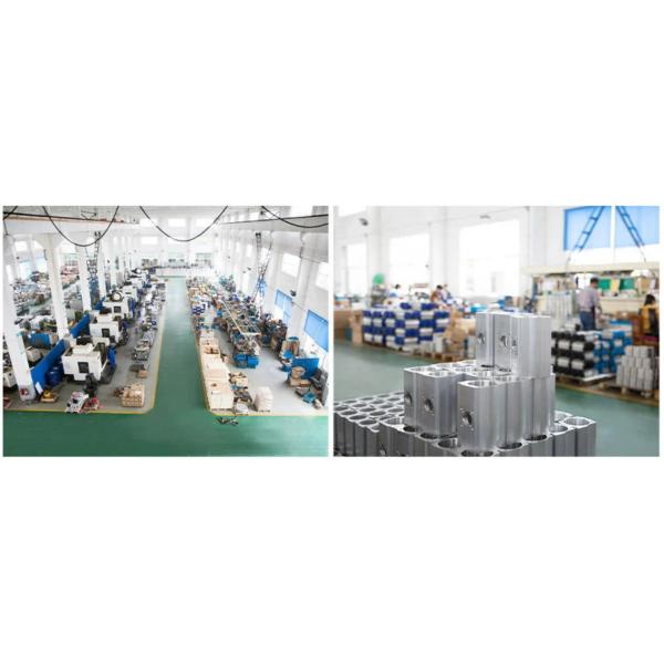 Hard Anodized Pneumatic Valve Actuator 90 Degree Double Acting Single Acting