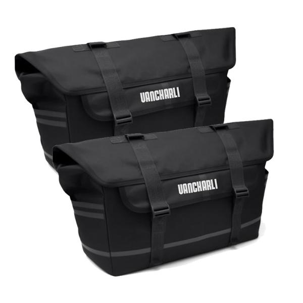 Custom Bike Bags Double Pannier Shoulder Bags Designed with a large capacity and an adjustable shoulder strap