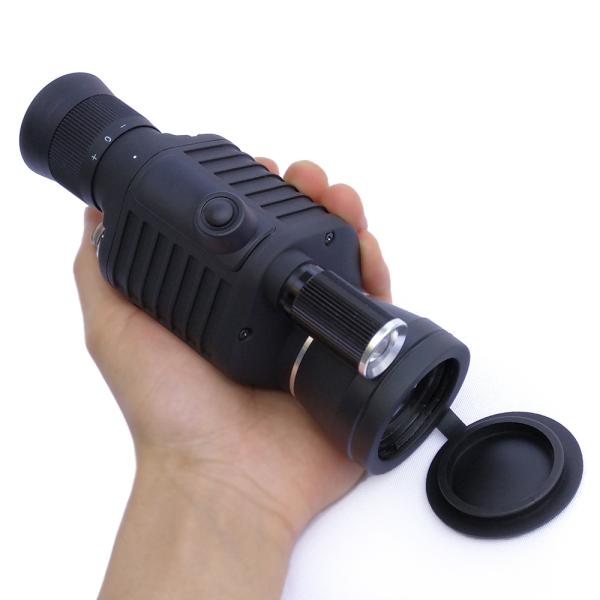 FMC High Powered Monocular Scope 12x40 Light Compass For Travel