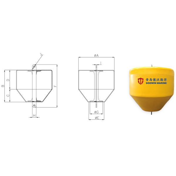 Heavy Duty Spherical Offshore Mooring Buoys 75kg -1000kg Buoyancy