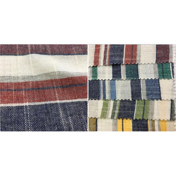 54 Inch Yarn Dyed Cotton Check Shirt Fabric Shirt Linen Fabric Sustainable