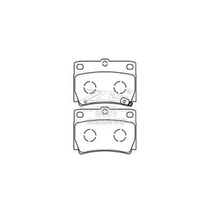 Quality Mitsubishi Pajero,Ceramic Brake Pad,D733,MN102626,R wholesale