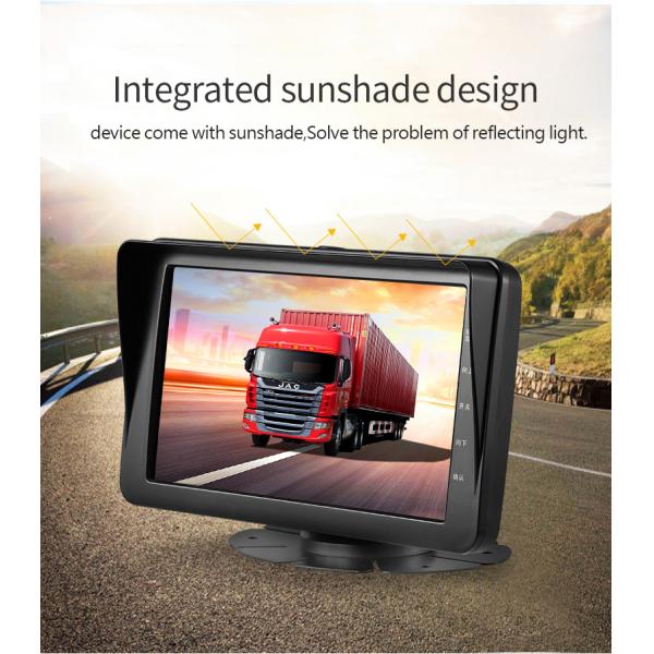 Integrated Sunshade Truck Dash Cam Arbitrary Angle Rear View Mirror