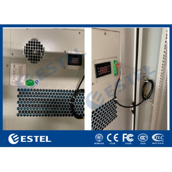 Fireproof Material IP55 Outdoor Telecom Cabinet Floor Mount One Front Door